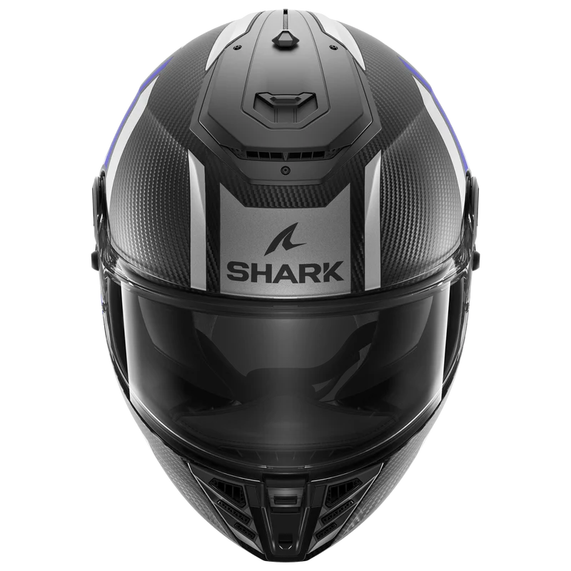 SPARTAN RS CARBON Shawn Matte Carbon Blue Silver