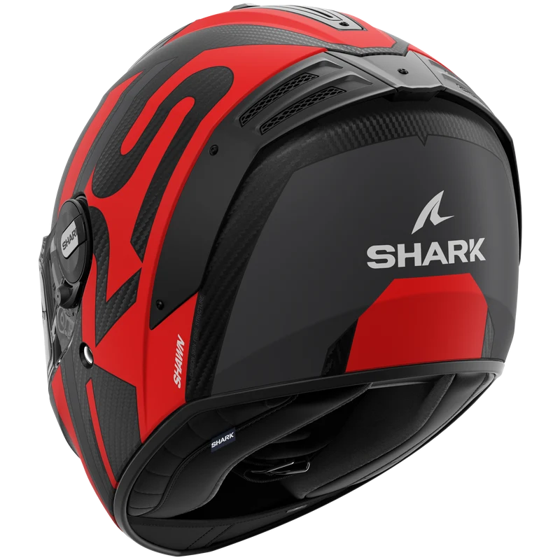 SPARTAN RS CARBON Shawn Matte Carbon Anthracite Red