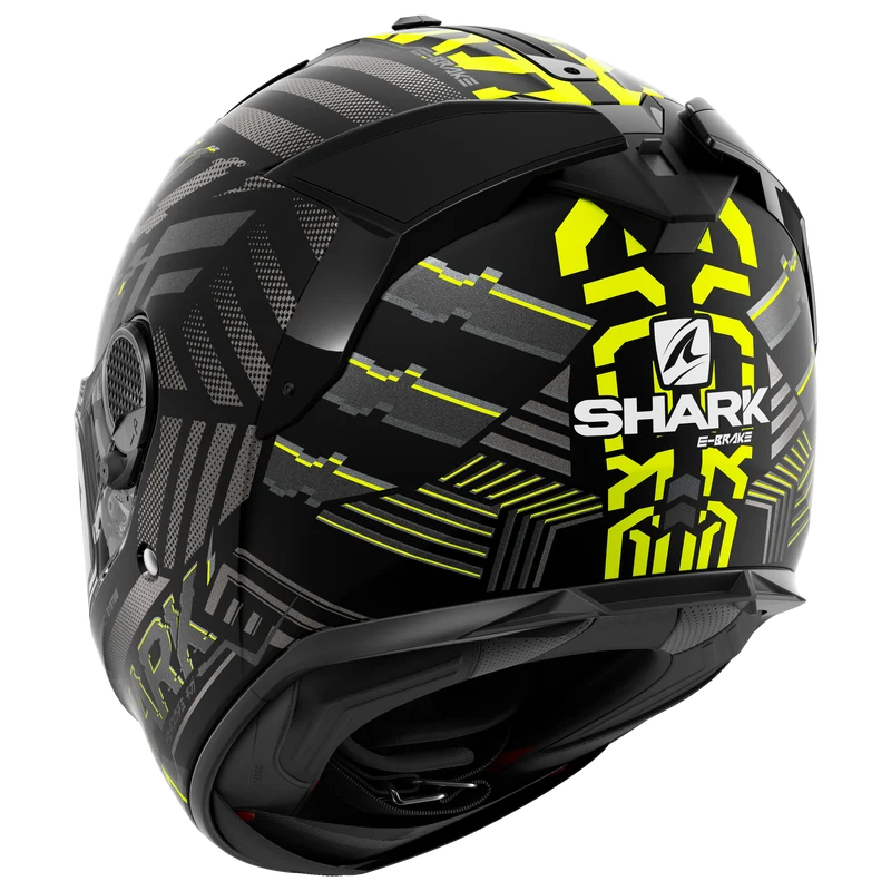 SPARTAN GT BCL. MICR. E-Brake Matte Matte Black Yellow Anthracite