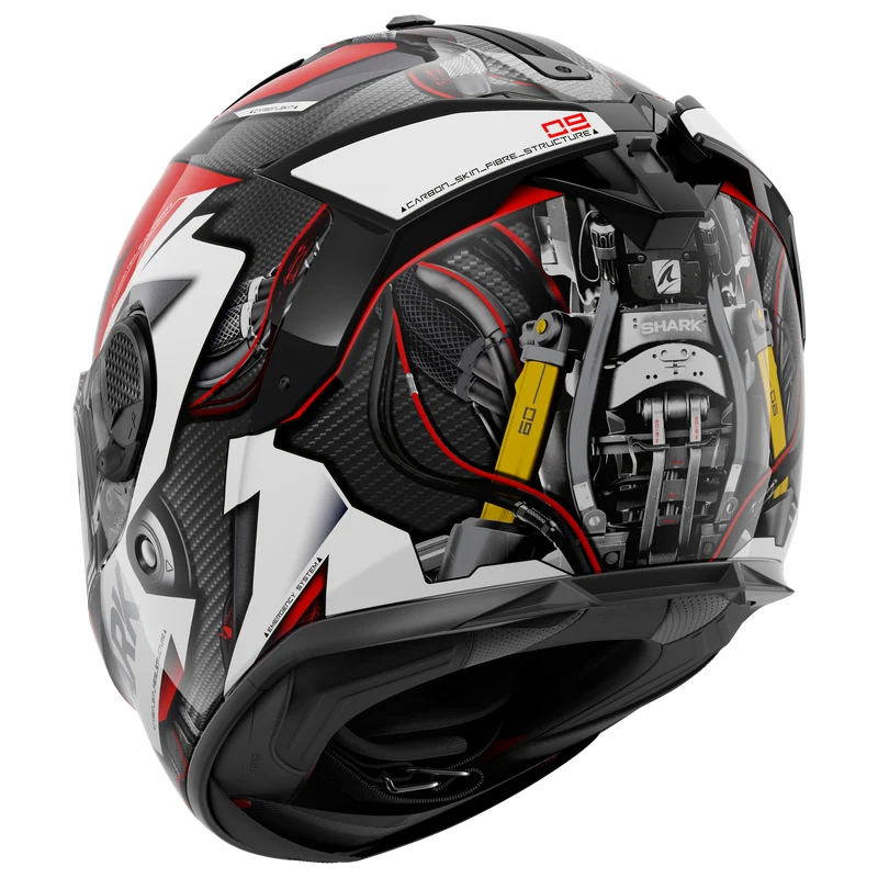 SPARTAN GT CARBON Urikan Carbon Red White