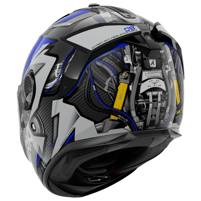 SPARTAN GT CARBON Urikan Carbon Blue White