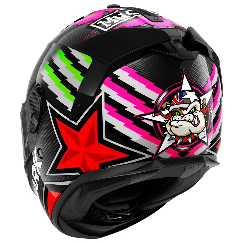 SPARTAN GT CARBON REPLICA REDDING Carbon Red Green
