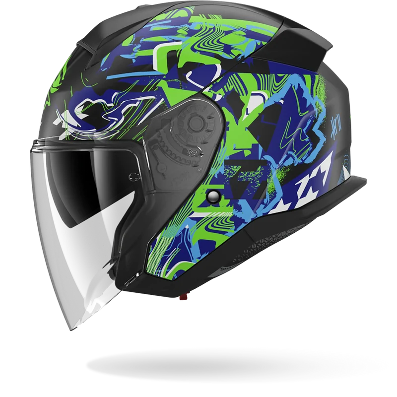 SKWAL JET Pranz Matte Black Green Blue
