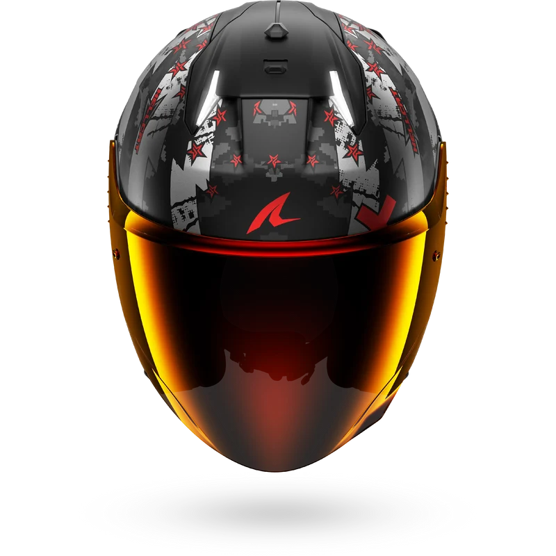 SKWAL i3 JET Hellcat Matte Black Chrome Red