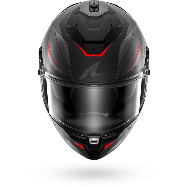 SPARTAN GT PRO CARBON MEKARIUM Mat Carbon Anthracite Red