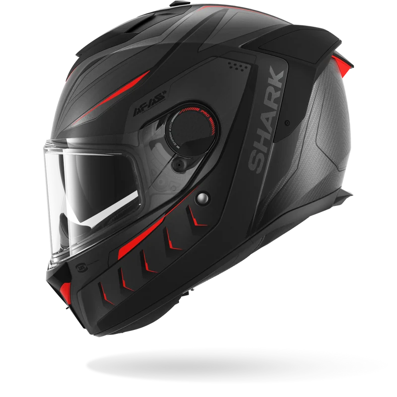 SPARTAN GT PRO CARBON MEKARIUM Mat Carbon Anthracite Red