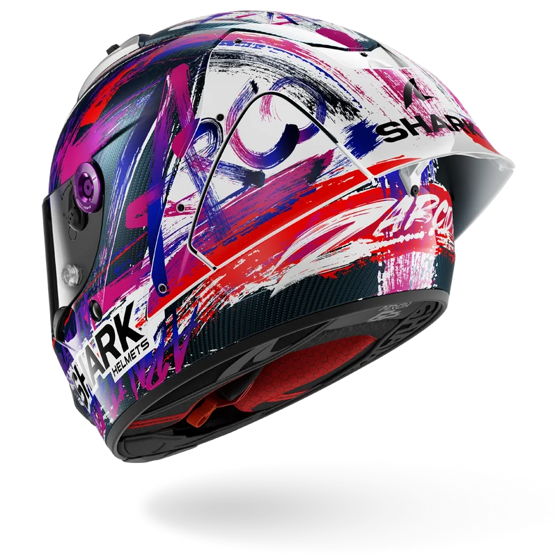AERON GP FIM RACING #1 REPLICA ZARCO SIGNATURE Carbon White Violet