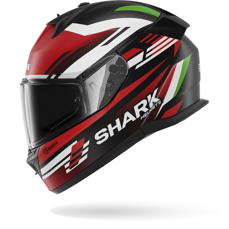 D-SKWAL 3 Firstlap Matte Black Red Green