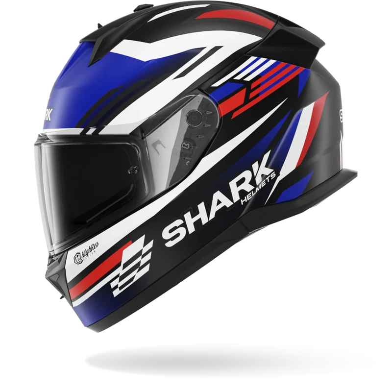 D-SKWAL 3 Firstlap Matte Black Blue Red