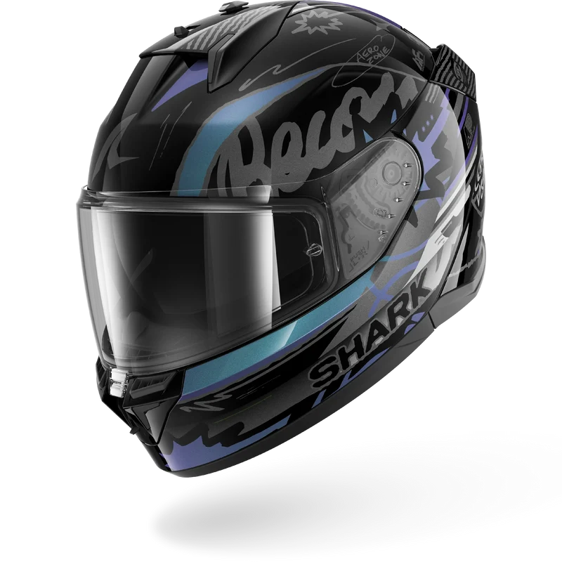 D-SKWAL 3 STREETRUSH Black Green Chrome