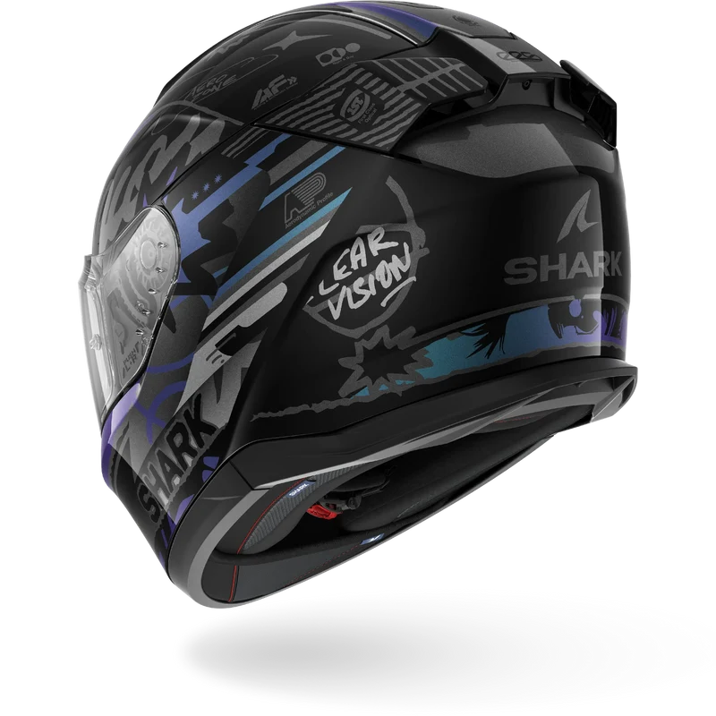 D-SKWAL 3 STREETRUSH Black Green Chrome