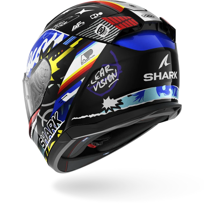 D-SKWAL 3 STREETRUSH Black Blue Chrom