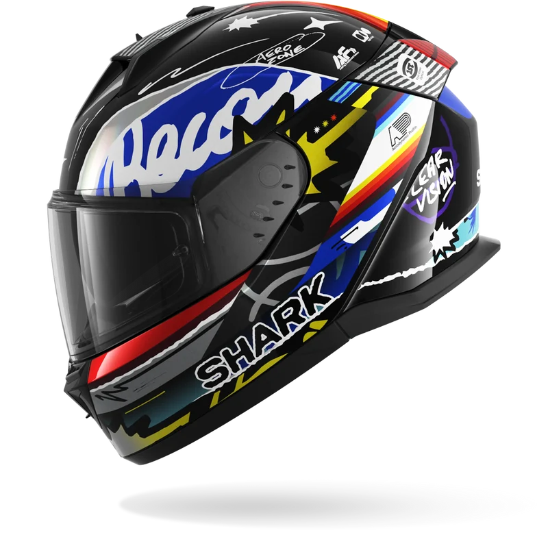 D-SKWAL 3 STREETRUSH Black Blue Chrom