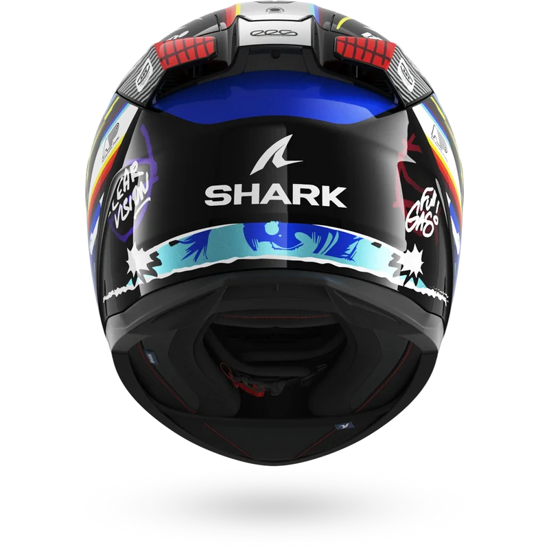 D-SKWAL 3 STREETRUSH Black Blue Chrom