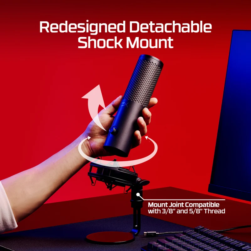 HyperX QuadCast 2 S – USB Microphone
