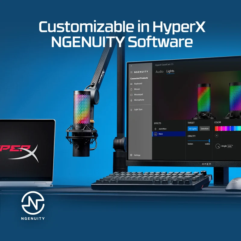 HyperX QuadCast 2 S – USB Microphone