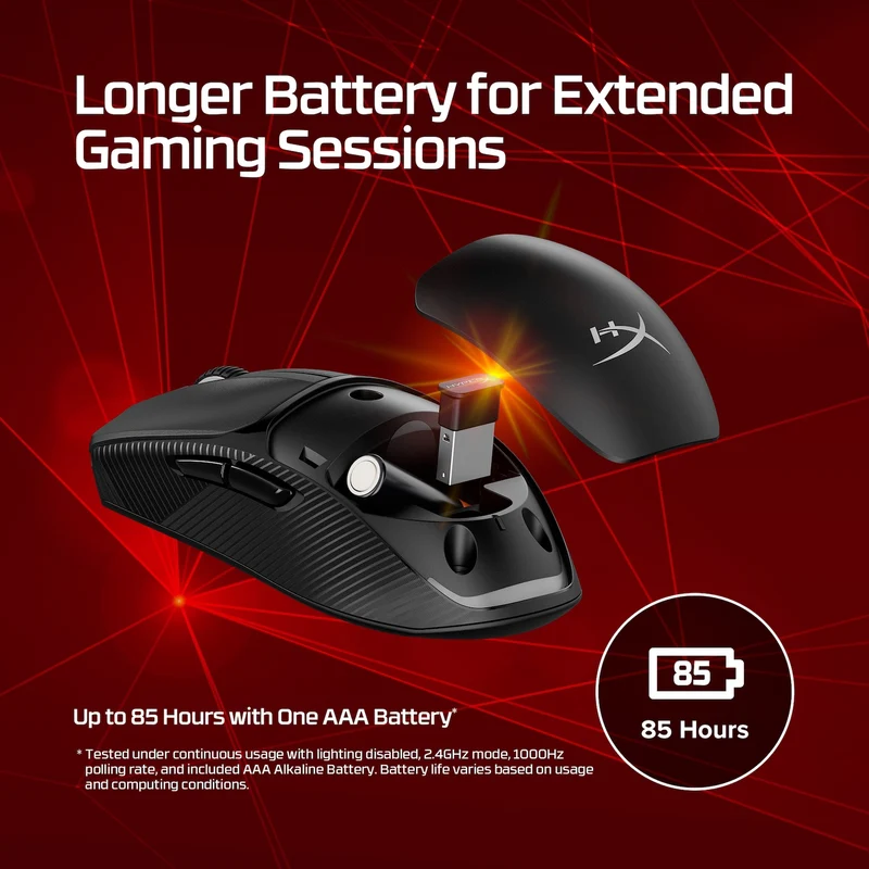 HyperX Pulsefire Fuse – Wireless Gaming Mouse
