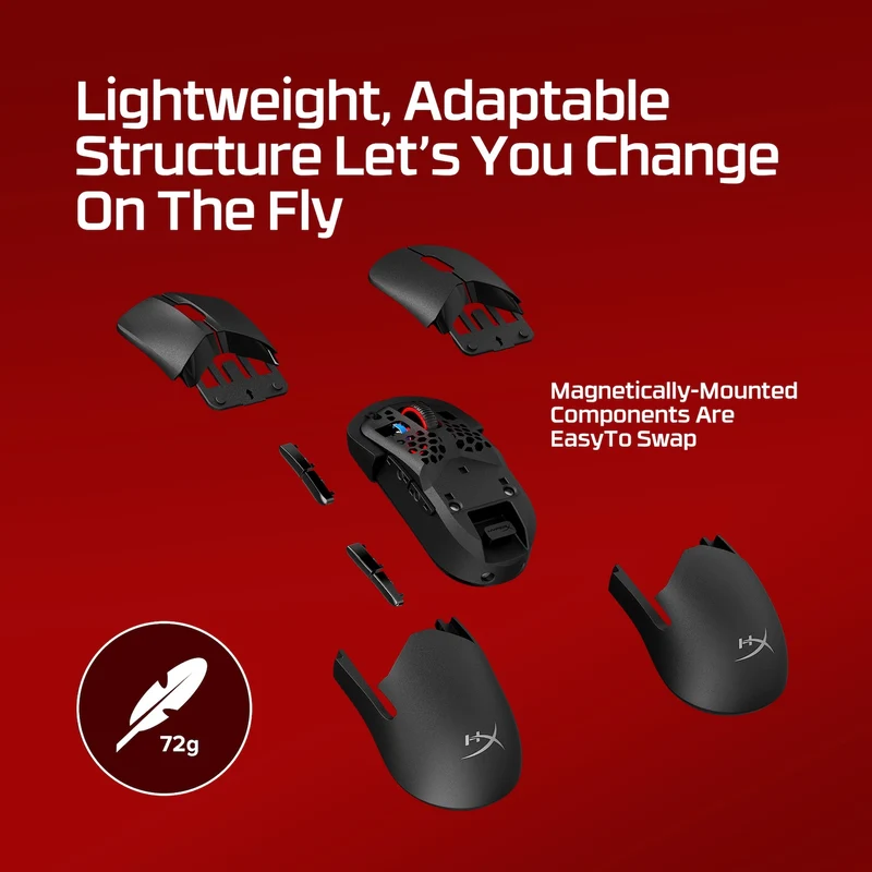 HyperX Pulsefire Saga Pro – Wireless Gaming Mouse