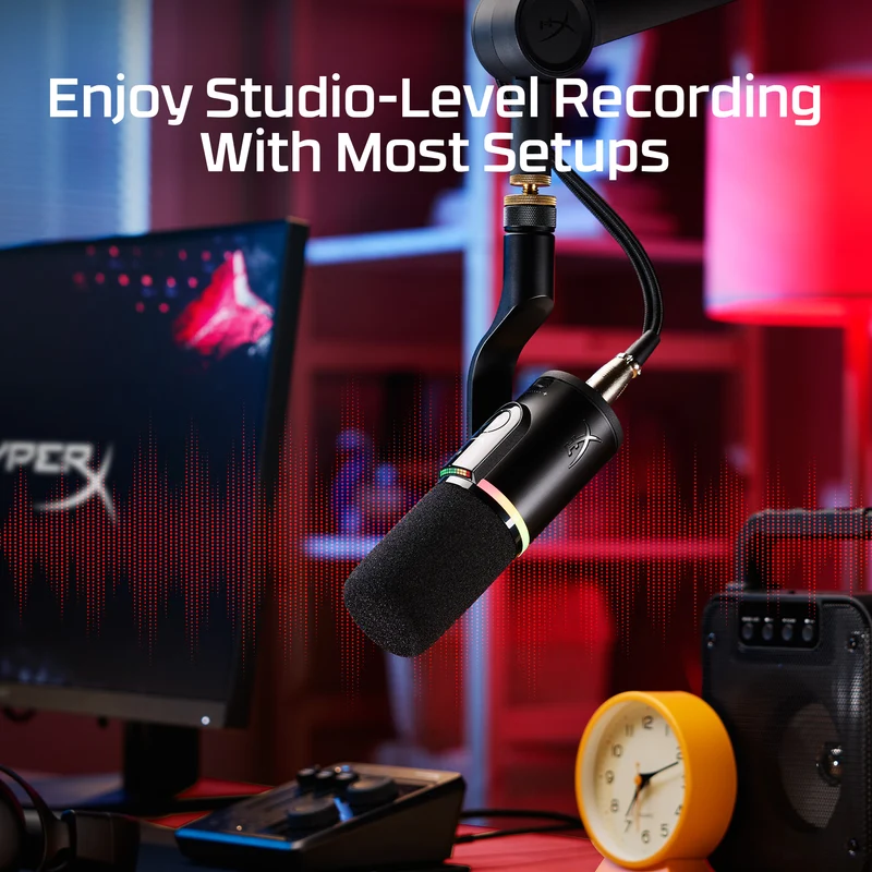 HyperX FlipCast – USB/XLR Dynamic Microphone