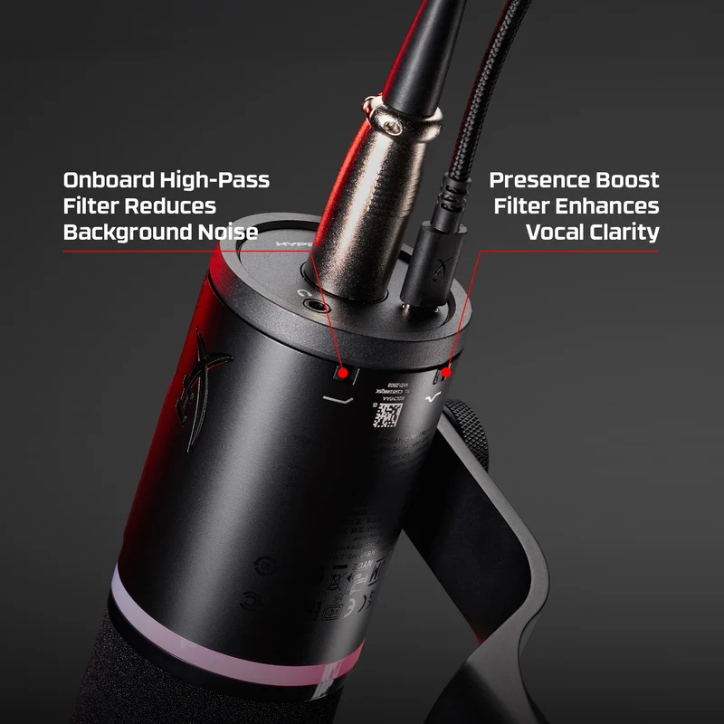 HyperX FlipCast – USB/XLR Dynamic Microphone