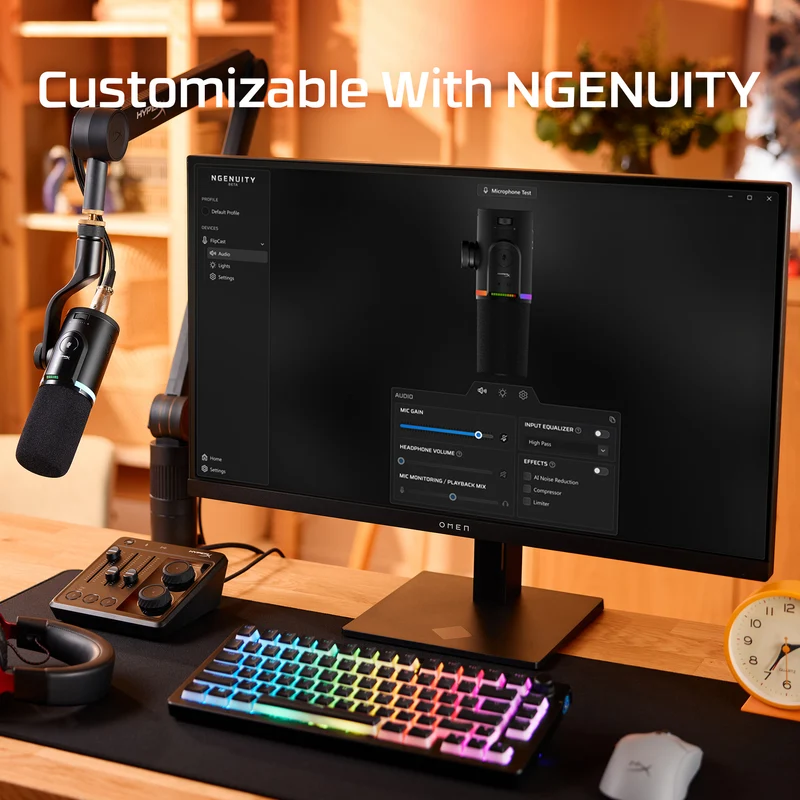 HyperX FlipCast – USB/XLR Dynamic Microphone