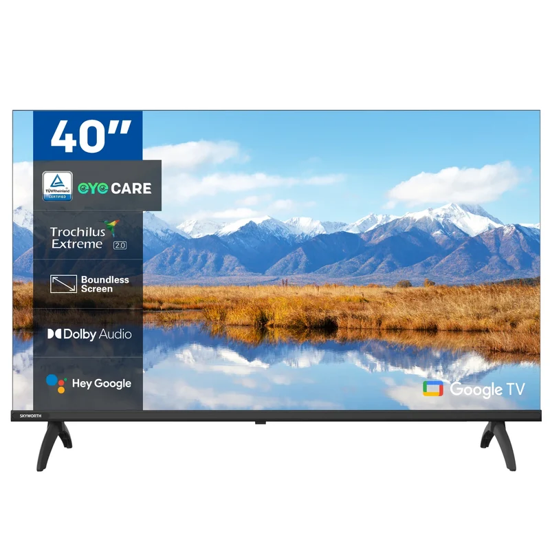 Skyworth 40E5500A | Téléviseur LED 1080p Full HD Google TV 40 pouces