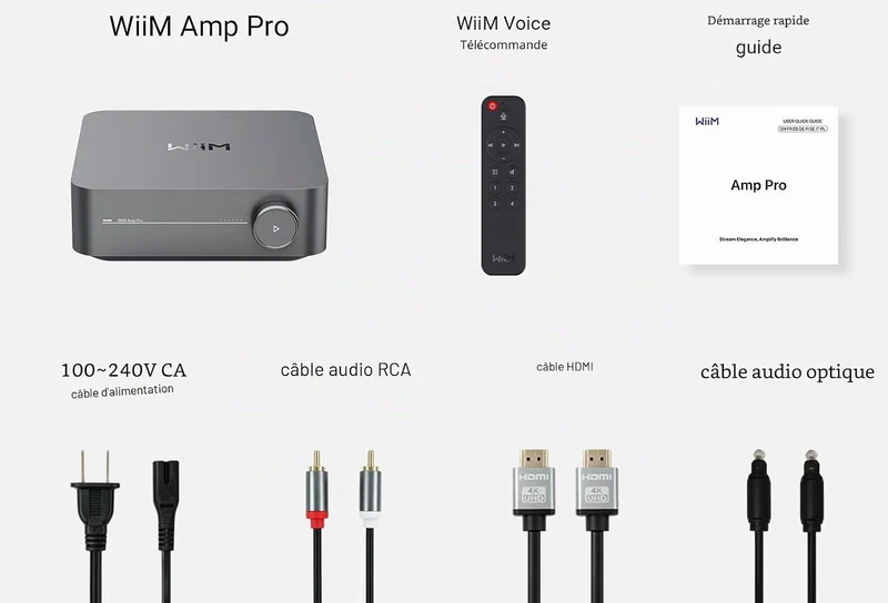 Wiim Amp Pro | Amplificateur de streaming multiroom 60Watts/Canal