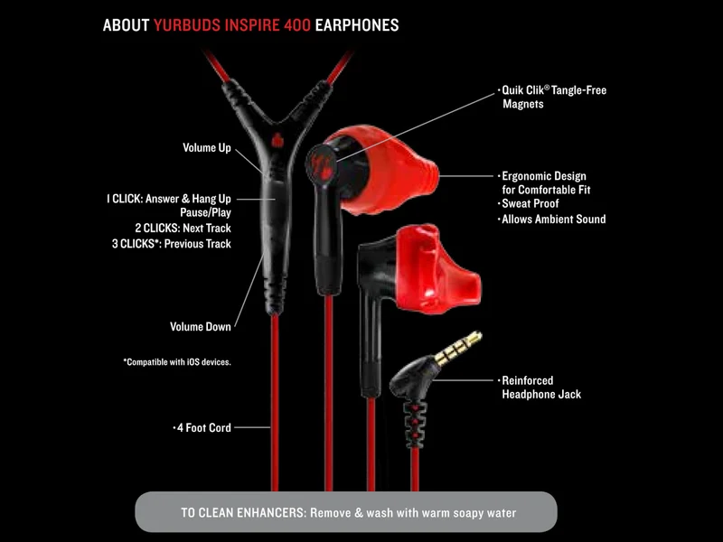 JBL YURBUDS INSPIRE 400