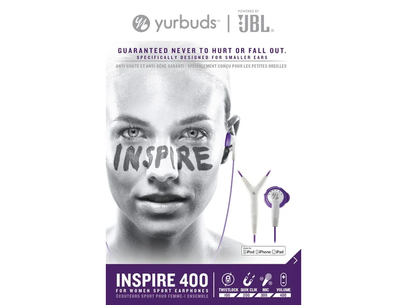 JBL YURBUDS INSPIRE 400