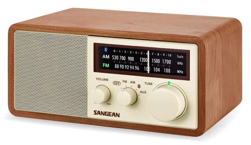 SANGEAN WR-16 | Radio de table AM / FM / AUX / Bluetooth noyer