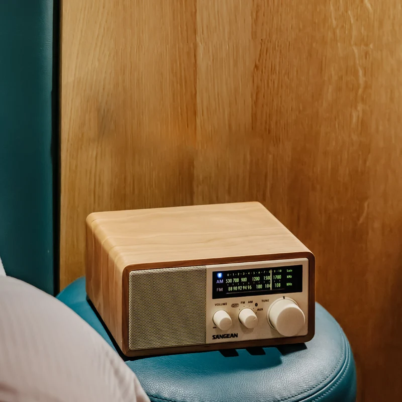 SANGEAN WR-16 | Radio de table AM / FM / AUX / Bluetooth noyer