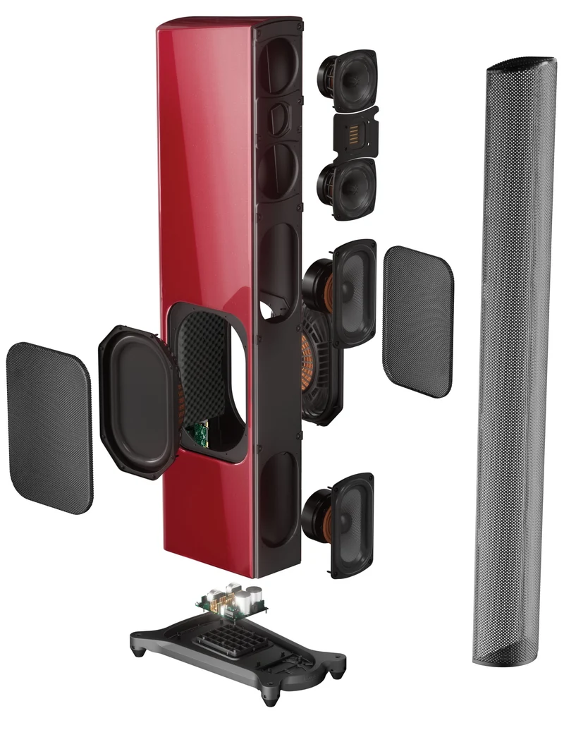 GoldenEar T66 - Enceintes de type colonne avec amplificateur de basses 500W (Occasion à l'état neuf)