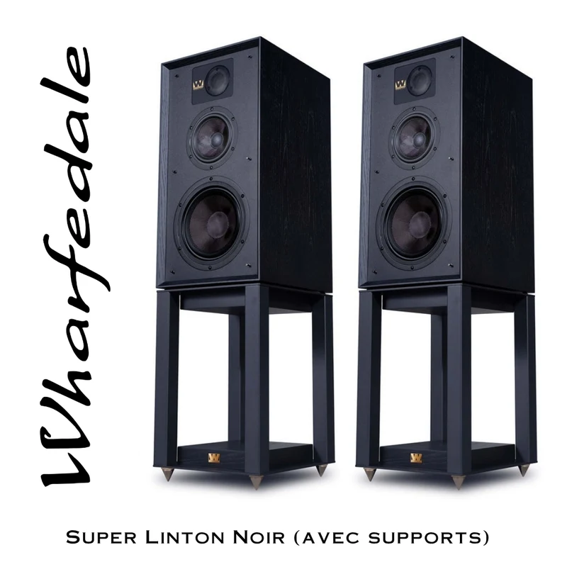 Wharfedale SUPER LINTON | Enceintes acoustiques 3 voies avec supports