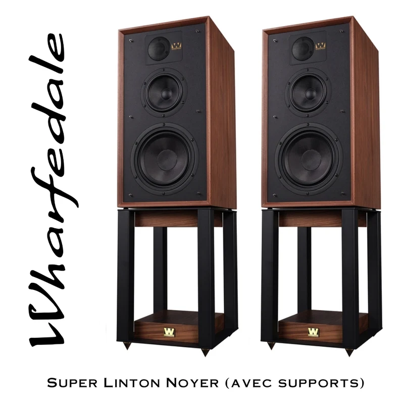 Wharfedale SUPER LINTON | Enceintes acoustiques 3 voies avec supports