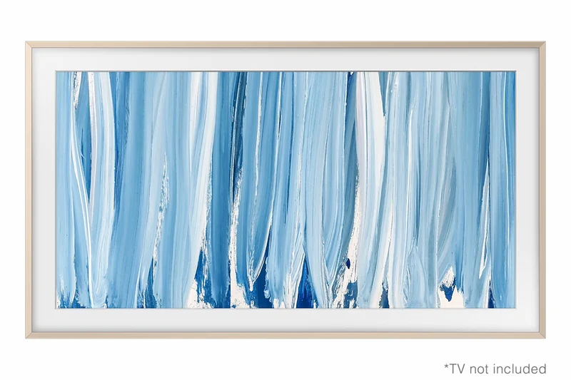 Cadre métallique Signature Or/Sable personnalisable pour le téléviseur The Frame/The Frame Pro