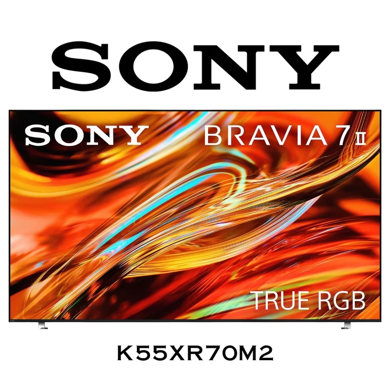SONY K55XR70M2 | Téléviseur Bravia 7 II, 4K, True RGB, HDR, Gemini 55''