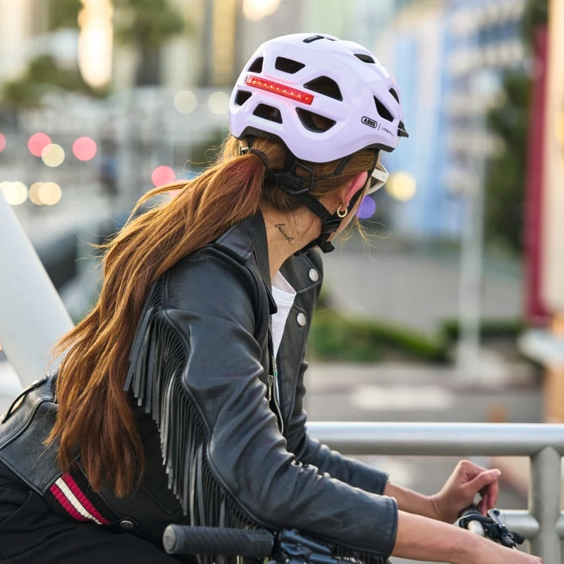 Casque vélo avec lumière Abus Urban-I 4.0