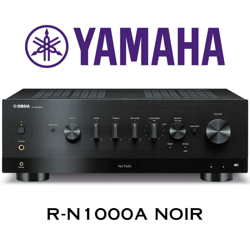 Yamaha RN1000A Noir - Récepteur Stéréo MusicCast 100Watts/C (Boîte ouverte)