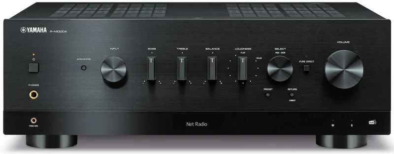 Yamaha RN1000A Noir - Récepteur Stéréo MusicCast 100Watts/C (Boîte ouverte)