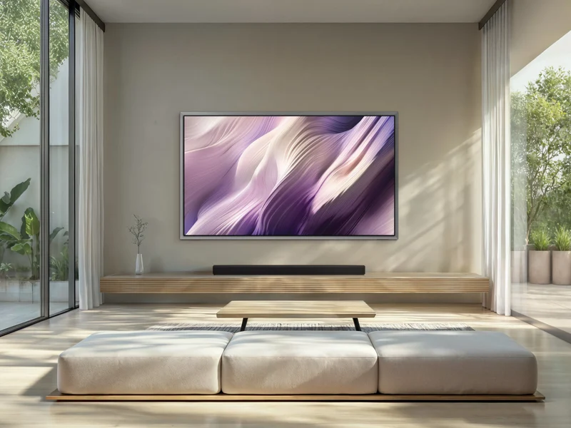 SAMSUNG TQ55S99H + BOITIER SANS FIL + FIXATION MURALE