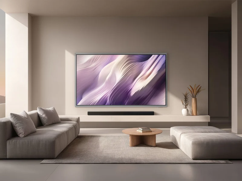 SAMSUNG TQ55S99H + BOITIER SANS FIL + FIXATION MURALE
