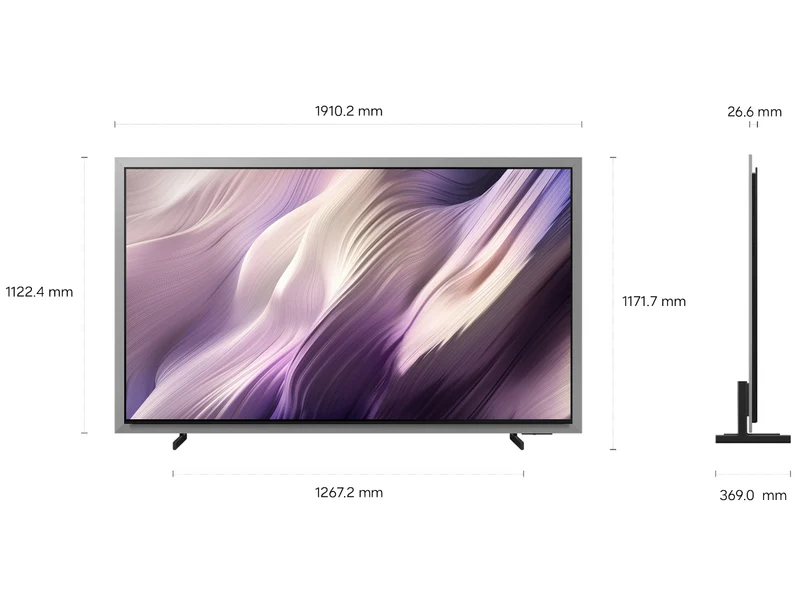 SAMSUNG TQ83S99H + BOITIER SANS FIL + FIXATION MURALE