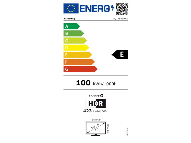 SAMSUNG TQ77S99H + BOITIER SANS FIL + FIXATION MURALE