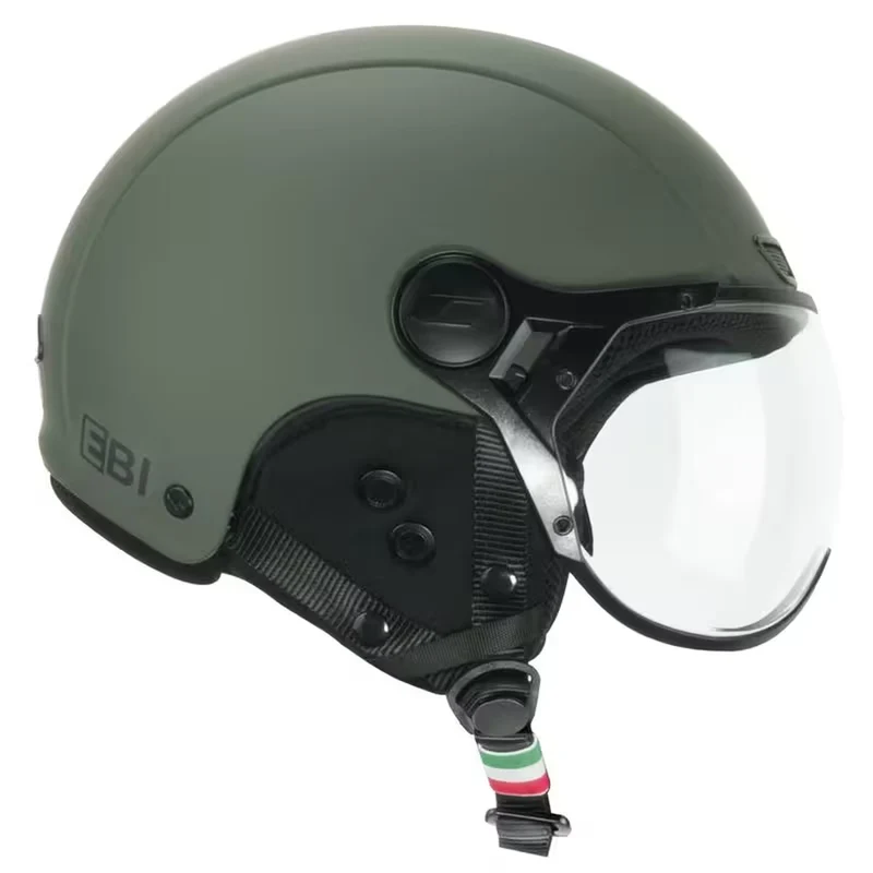 Casque vélo électrique à visière type Jet CGM Ebi Mono