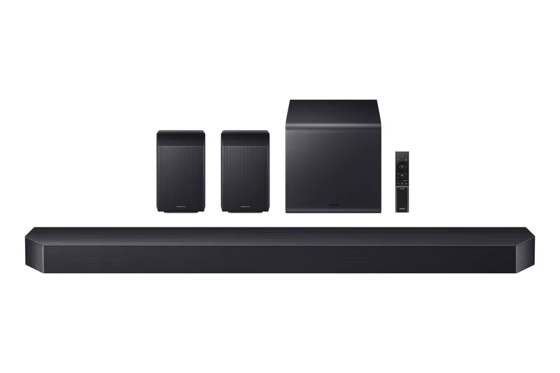 Samsung HW-Q990H - Barre de son 11.1.4, 17HP, 656Watts, Sub sans fil, Dolby Atmos, Enceintes surround incluses
