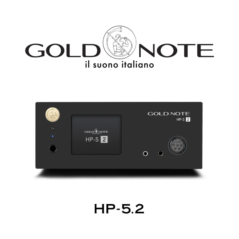 Gold Note HP-5.2 – Amplificateur de casques d'écoute pour audiophile