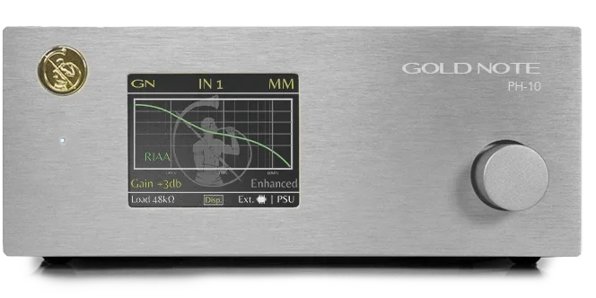Gold Note PH-10 | Préamplificateur phono compatible avec toutes les cellules MM, MC