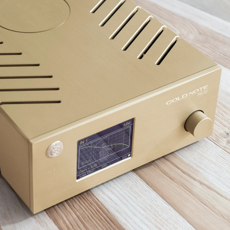 Gold Note PH-10 | Préamplificateur phono compatible avec toutes les cellules MM, MC