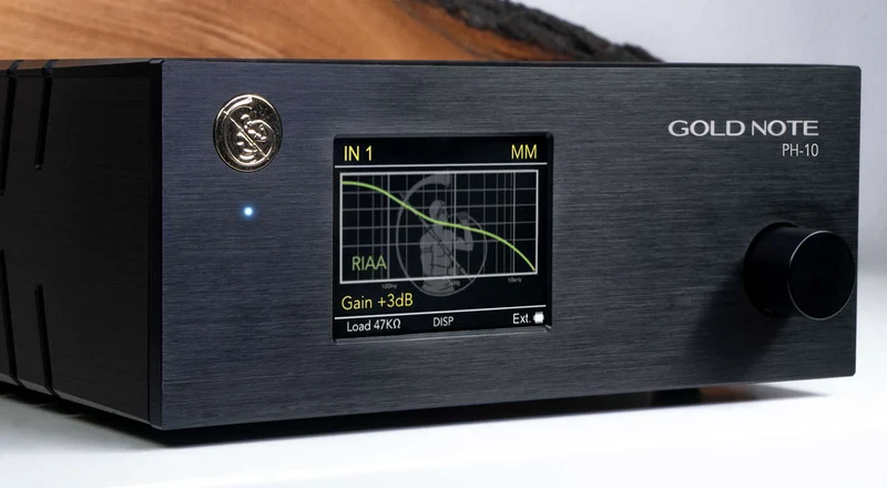 Gold Note PH-10 | Préamplificateur phono compatible avec toutes les cellules MM, MC