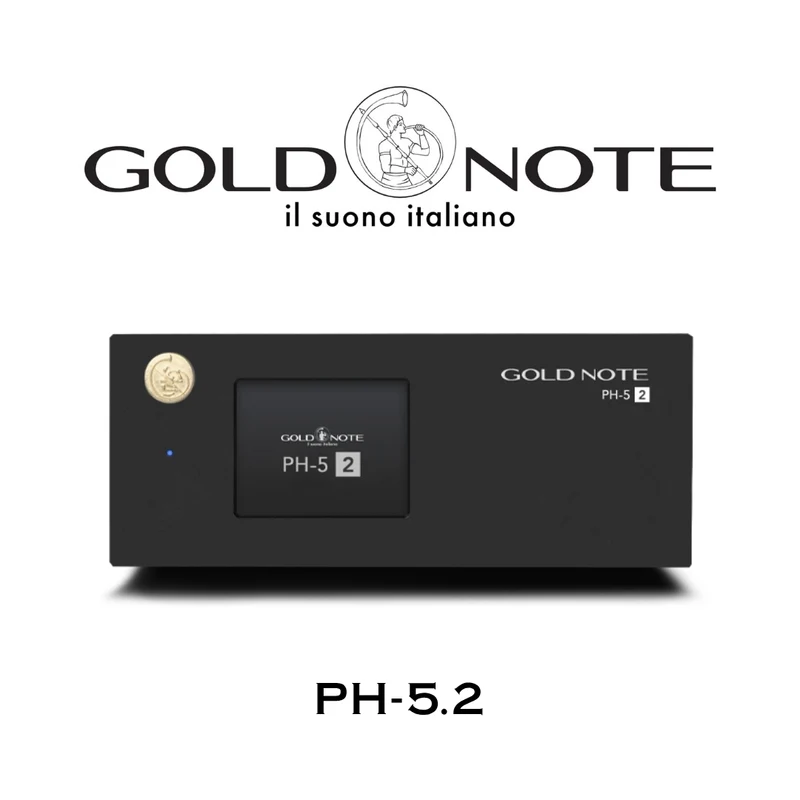 Gold Note PH-5.2 | Préamplificateur phono compatible avec toutes les cellules MM, MC